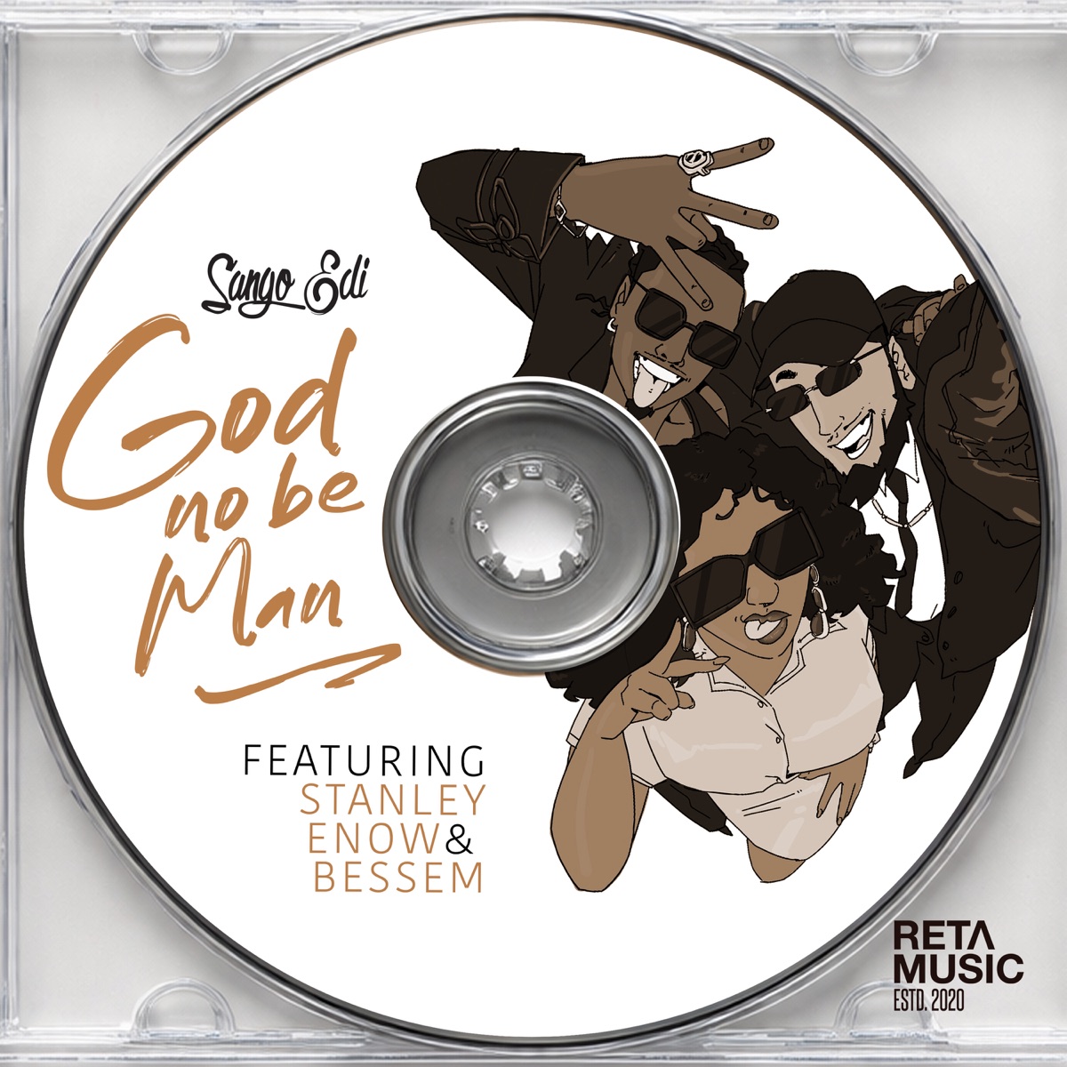 God No Be Man — cover art, featuring Stanley Enow & Bessem